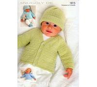 Sirdar Baby Cardigans, Hats & Booties Knitting Pattern 1815 DK