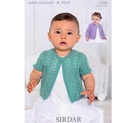 Sirdar Baby Cardigans Knitting Pattern 1330 4 Ply