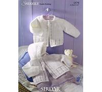 Sirdar Baby Matinee Coats Knitting Pattern 1579 Dk by Sirdar