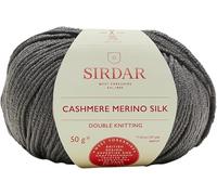 Sirdar Cashmere Merino Silk DK Double Knitting, Soft Pewter (406), 50g