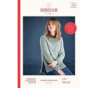 Sirdar Cashmere Merino Silk DK Knitting Pattern - 10204 Sweater