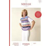 Sirdar Chunky Knitting Pattern Pamphlet - 10875 Ladies Tank Top