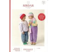 Sirdar Chunky Knitting Pattern Pamphlet - 2636 Children's Hat & Scarf Set (1-4years)