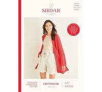 Sirdar Cotton DK Crochet Pattern Booklet - 10249 Jacket