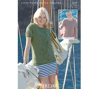 Sirdar Cotton Rich Aran 100g - 2016 Catalogue of Knitting Patterns (7271 Sweaters)