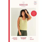 Sirdar Country Classic 4 ply Crochet Pattern - 10243 Top