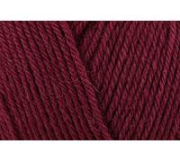 Sirdar Country Classic 4 Ply Crochet Yarn, Wool & Acrylic Blend Crochet Knitting Wool for Tops, Jumpers, Sweaters - 50g Balls - Burgundy (958) - Pack of 10