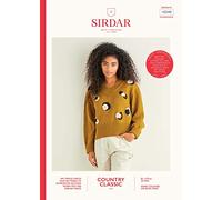 Sirdar Country Classic 4 ply Knitting Pattern - 10240 Sweater