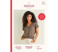 Sirdar Country Classic 4 ply Knitting Pattern - 10241 Top