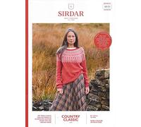 Sirdar Country Classic 4 ply Knitting Pattern Booklet - 10131 Sweater