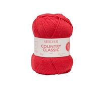 Sirdar Country Classic 4 Ply, True Red (971), 50g