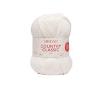 Sirdar Country Classic 4 Ply, White (950), 50g