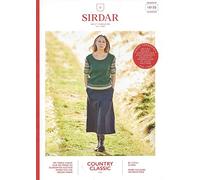 Sirdar Country Classic 4ply Knitting Pattern Booklet - 10132 Fairisle Sleeved Top
