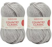 Sirdar Country Classic DK Double Knitting, Dove Grey (862), 50g (Pack of 2)