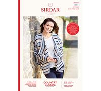 Sirdar Country Classic DK Knitting Pattern - 10087 Jacket/Cardigan