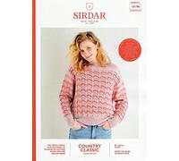 Sirdar Country Classic DK Knitting Pattern Booklet - 10196 Sweater