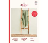 Sirdar Country Classic Worsted Crochet Pattern - 10236 Blanket/Throw