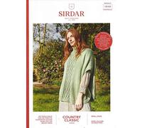Sirdar Country Classic Worsted Knitting Pattern Booklet - 10163 Poncho