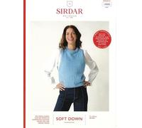 Sirdar DK Knitting Pattern Pamphlet - 10885 Ladies Vest Top (28-54 ins)