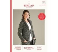 Sirdar Elemental Super Chunky Knitting Pattern Booklet - 10016 Jacket