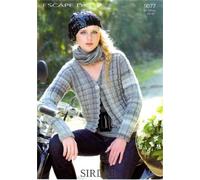 Sirdar Escape DK Knitting Pattern 9077 : Lady's Jacket (32-42in)