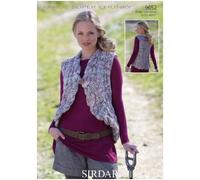Sirdar Faroe Knitting Pattern 9652 Women 32 - 42 Inches Waistcoats