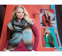 Sirdar Giselle Aran Knitting Pattern 9893 - Ladies Waistcoat & Scarf. Sizes 81/86 - 132/137 cm (32/34 - 52/54inch) by Sirdar