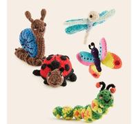 Sirdar Happy Chenille Book 6 Garden Friends Crochet Amigurumi Pattern Book