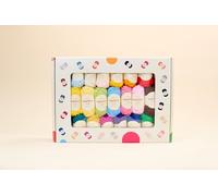 Sirdar Happy Colour Yarn Box, 50 Balls of 15g Double Knitting Acrylic Yarn, Assorted Colours