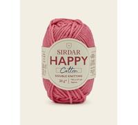 Sirdar Happy Cotton Double Knitting Yarn, 20g, 100% Cotton (Bubblegum 799)