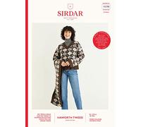 Sirdar Haworth Tweed DK Knitting Pattern - 10298 Sweater & Scarf
