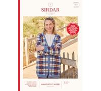 Sirdar Haworth Tweed DK Knitting Pattern - 10691 Cardigan