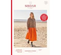 Sirdar Haworth Tweed DK Knitting Pattern - 10696 Ladies Cardigan