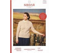 Sirdar Haworth Tweed Double Knit Pattern Booklet - 10146 Sweater
