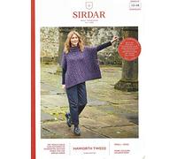 Sirdar Haworth Tweed Double Knit Pattern Booklet - 10148 Poncho