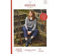 Sirdar Haworth Tweed Double Knit Pattern Booklet - 10151 Sweater