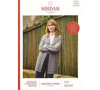 Sirdar Haworth Tweed Double Knit Pattern Booklet - 10152 Cardigan