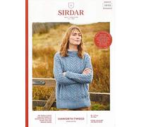 Sirdar Haworth Tweed Double Knit Pattern Booklet - 10153 Sweater