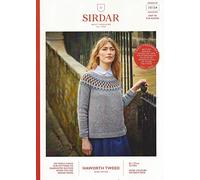 Sirdar Haworth Tweed Double Knit Pattern Booklet - 10154 Sweater
