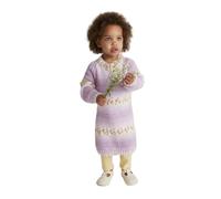 Sirdar Hayfield Baby Blossom Chunky Knitting Pattern - 5569 Sweater Dress, 1-4 Years