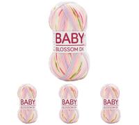 Sirdar Hayfield Baby Blossom DK, Buttercup (353), 100g, F253-0353 (Pack of 4)