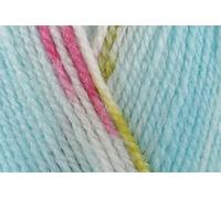 Sirdar Hayfield Baby Blossom DK Crochet Yarn, Nylon Acrylic Blend Double Knitting Wool for Hoodies, Jumpers, Sweaters, Blankets & Throws - 100g Balls - Blooming Blue(358) - Pack of 3