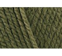 Sirdar Hayfield Bonus Aran Crochet Yarn, 100% Acrylic Soft Knitting Wool for Cardigans, Jumpers, Sweaters & Tops - 100g Balls - Olive Green (634) - Pack of 3