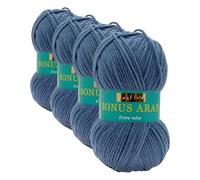 Sirdar Hayfield Bonus Aran, Denim (994), 100g (Pack of 4)