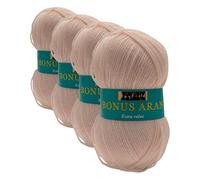 Sirdar Hayfield Bonus Aran, Peaches (888), 100g (Pack of 4)