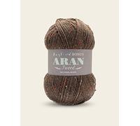 Sirdar Hayfield Bonus Aran Tweed, Chestnut Tweed (624), 400g, Brown F011-0624