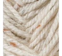 Aran Tweed Wool White/Brown