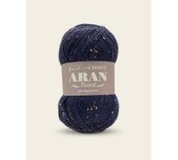 Sirdar Hayfield Bonus Aran Tweed, Navy Tweed (636), 400g, Blue F011-0636