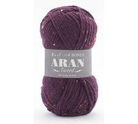 Sirdar Hayfield Bonus Aran Tweed, Plum (663), 400g, Purple F011-0663