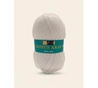Sirdar Hayfield Bonus Aran, White (961), 100g